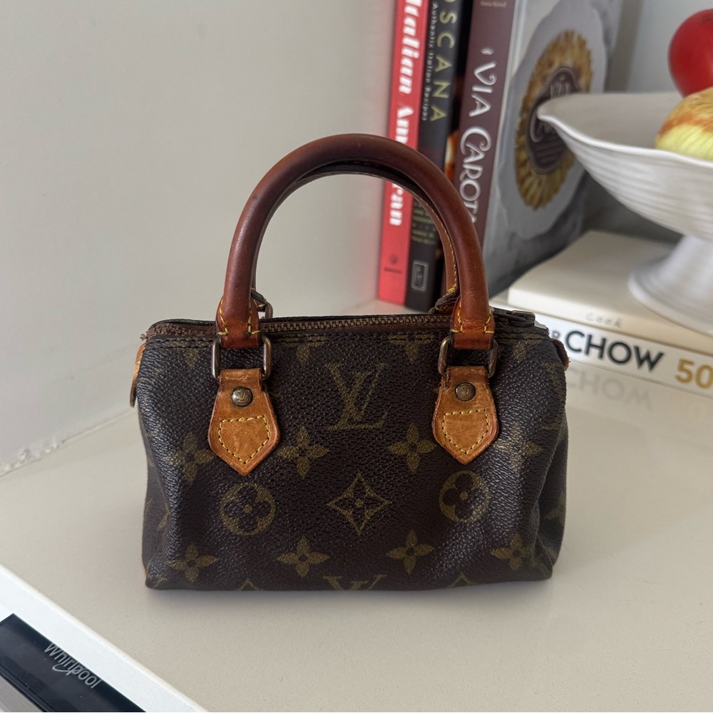 Louis Vuitton Monogram Mini Speedy Top-Handle Bag